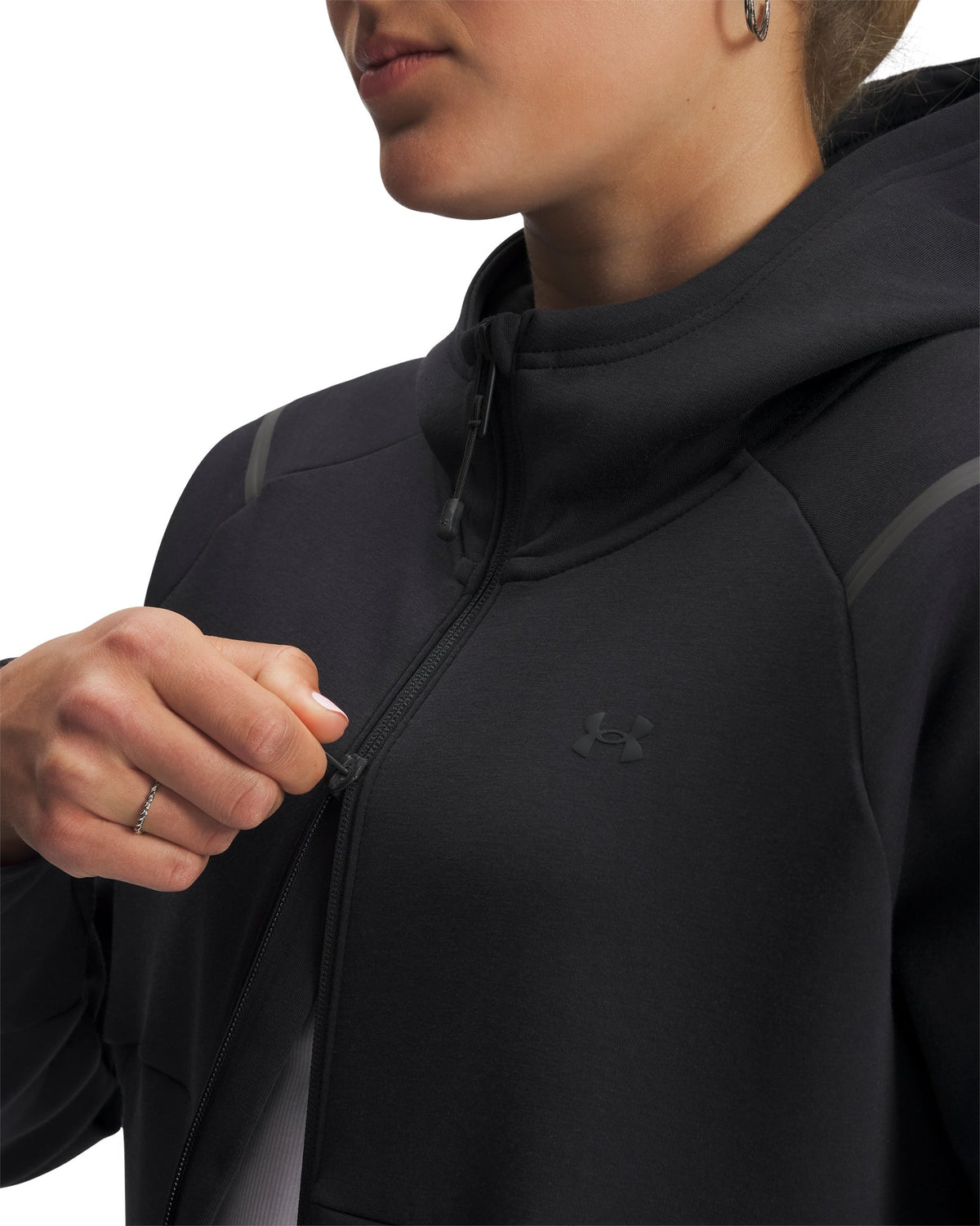 UA Unstoppable Fleece Women's Full-Zip - Black