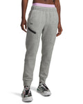 UA Unstoppable Fleece Women's Joggers - Gray