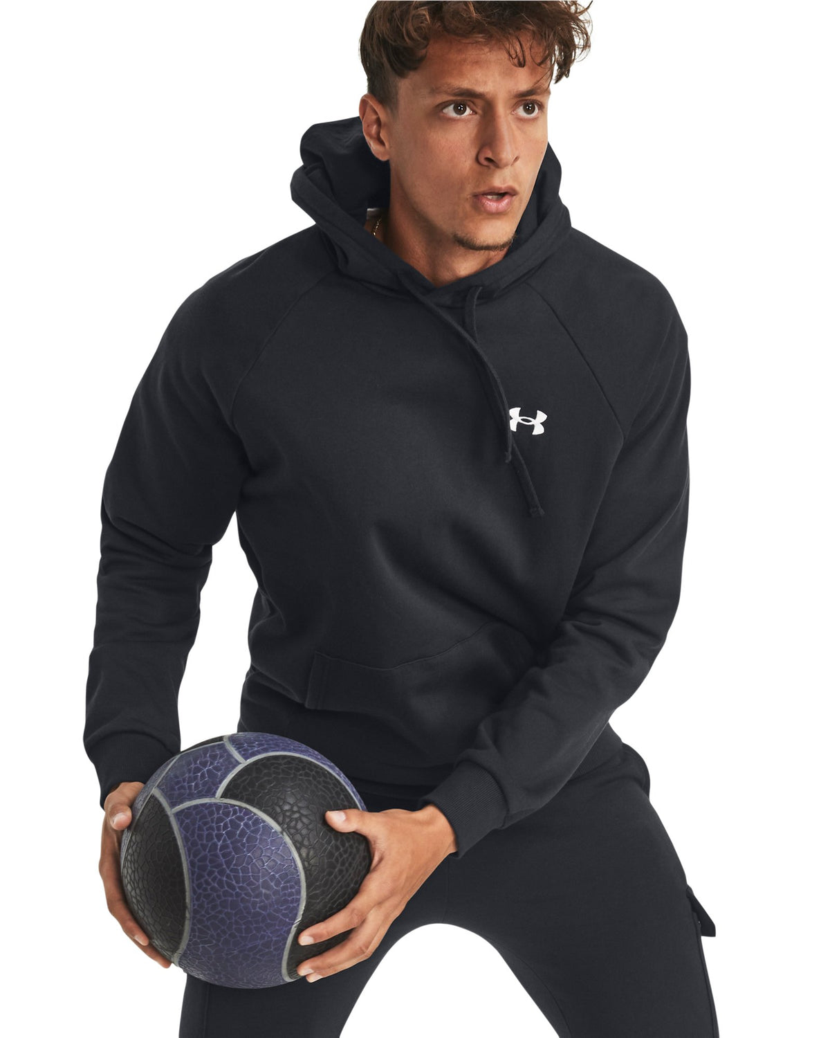 UA Rival Fleece Men's Hoodie - Black