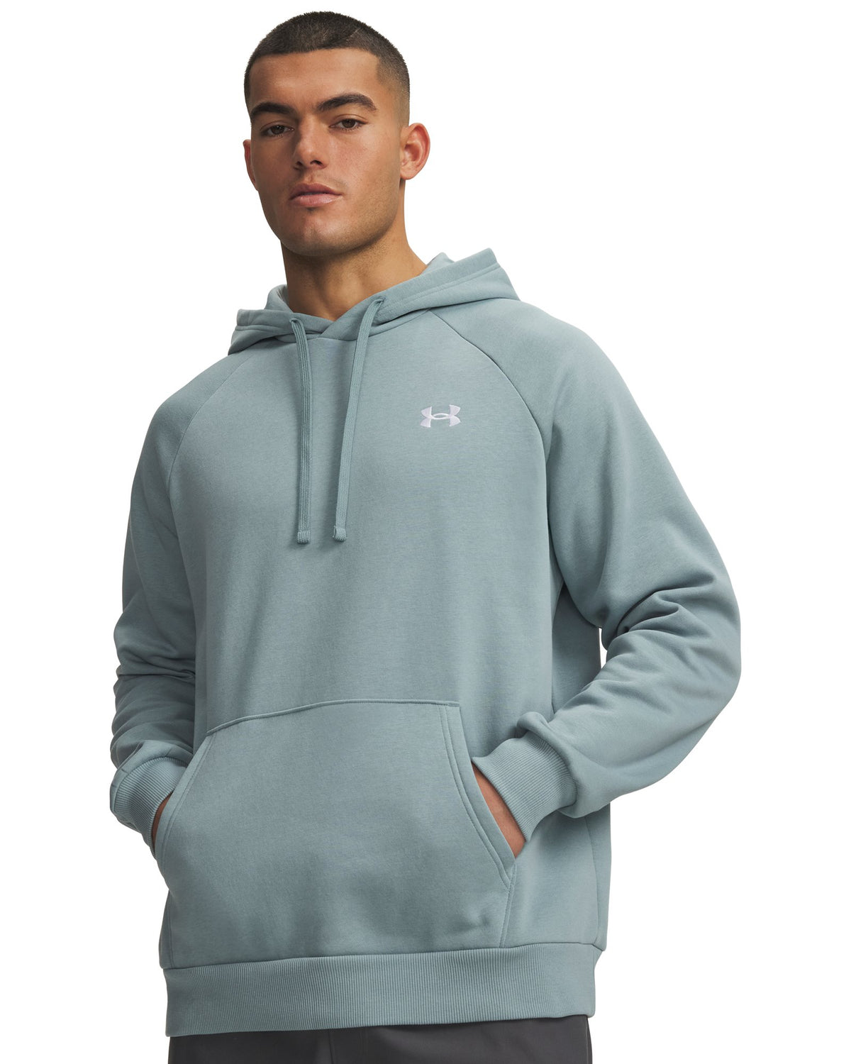 UA Rival Fleece Men's Hoodie - Green