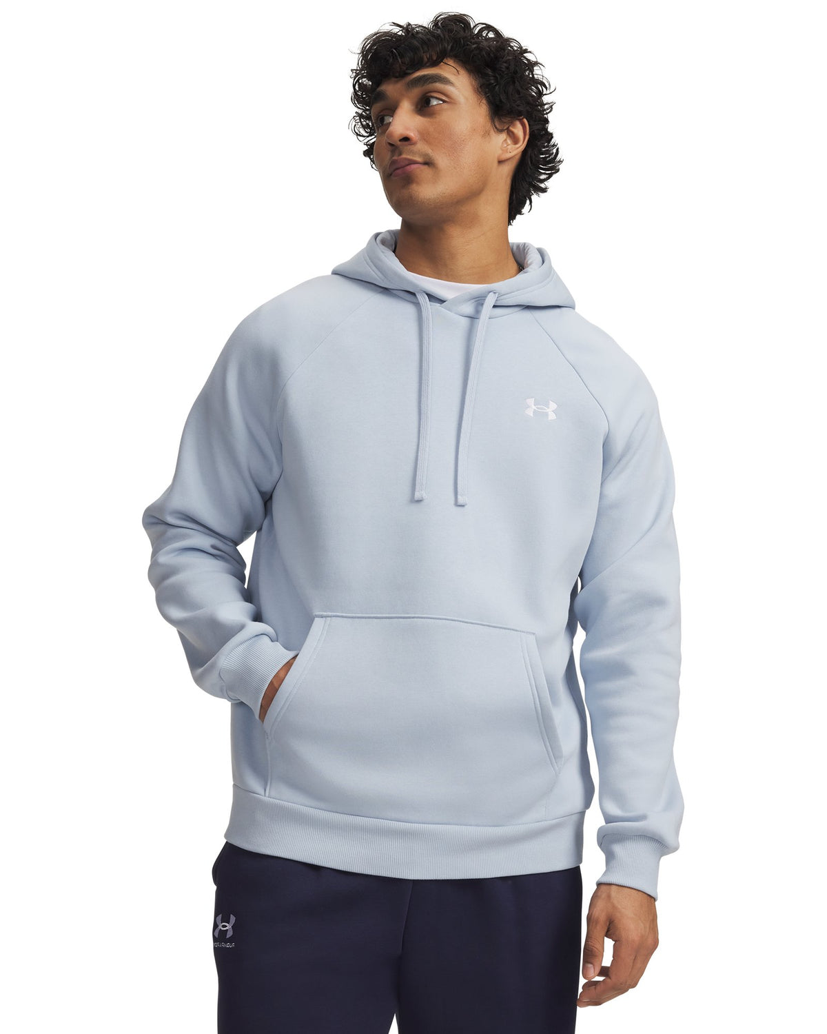 UA Rival Fleece Men's Hoodie - Blue