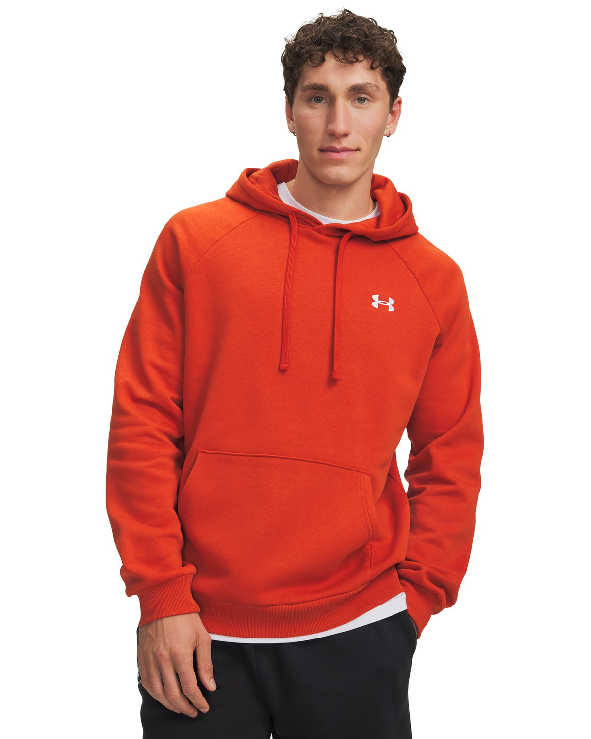 UA Rival Fleece Men's Hoodie - Orange