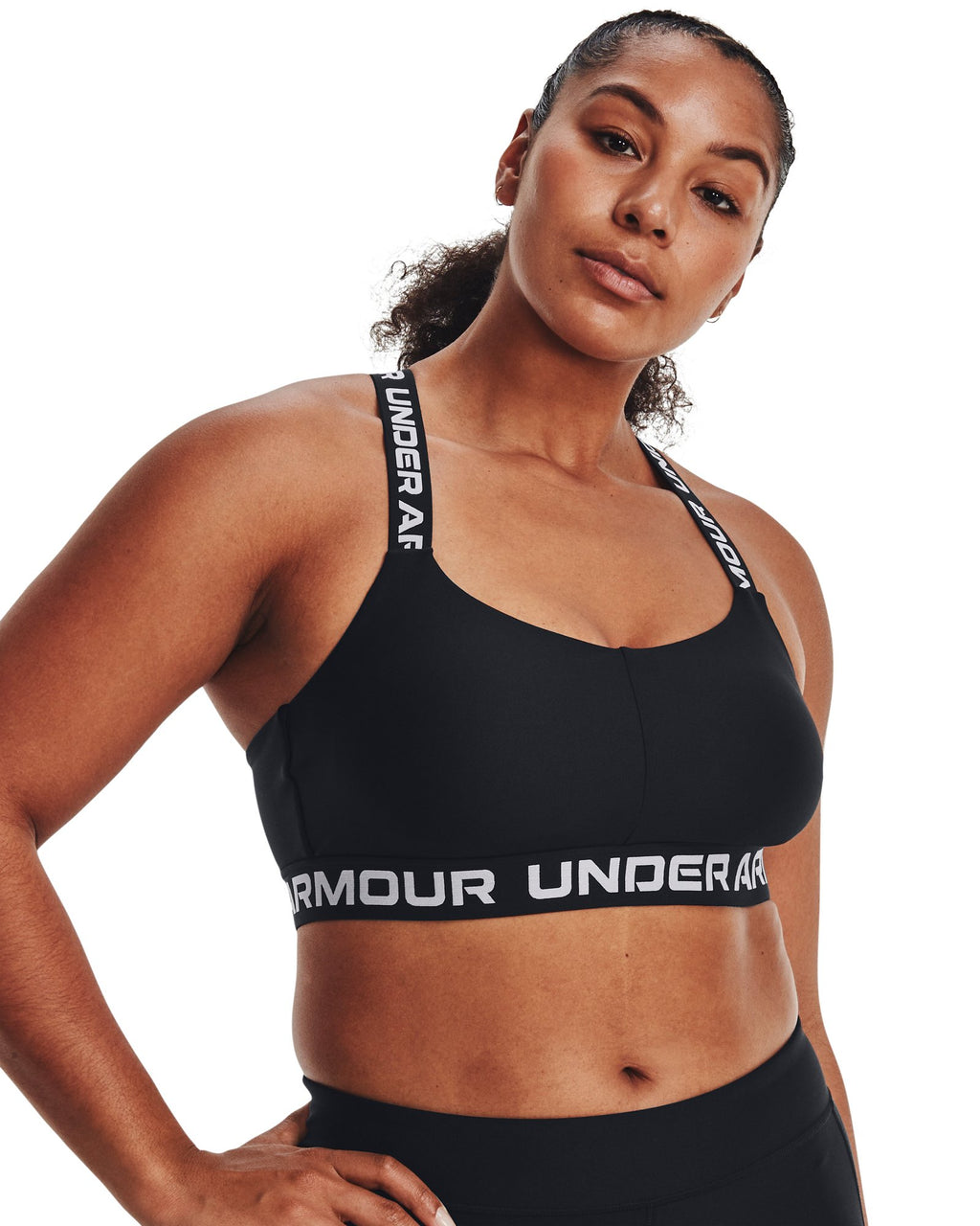 UA Crossback Strappy Low Women's Sports Bra - Black