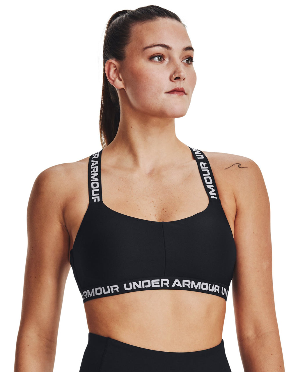 UA Crossback Strappy Low Women's Sports Bra - Black