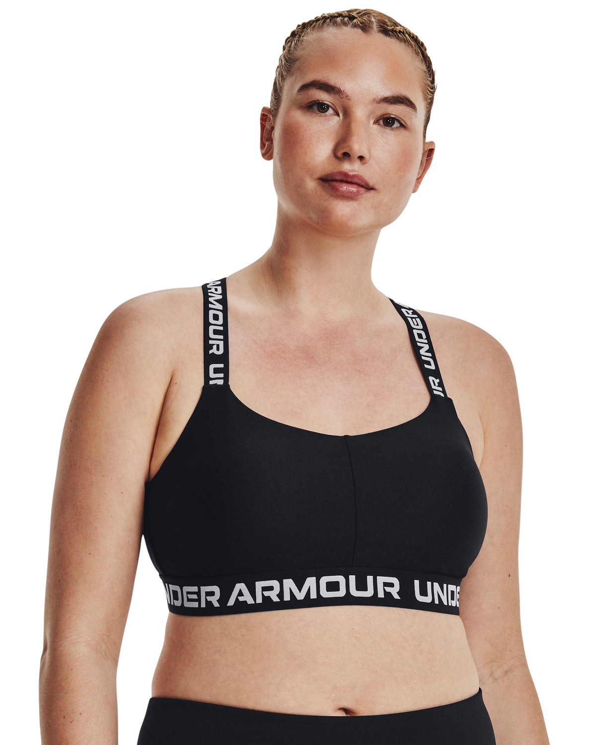UA Crossback Strappy Low Women's Sports Bra - Black