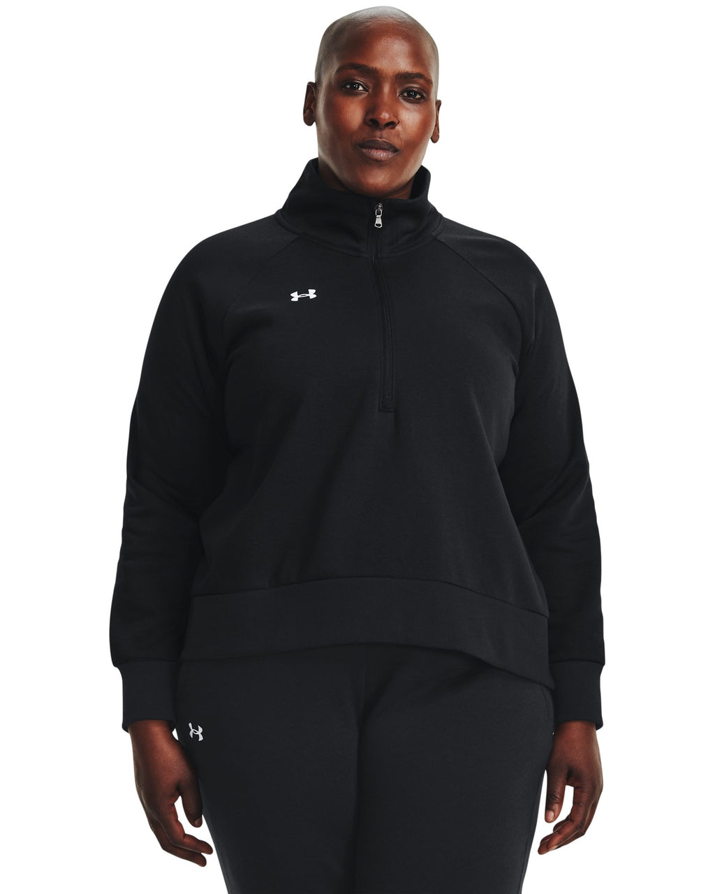 UA Rival Fleece Women's ½ Zip - Black