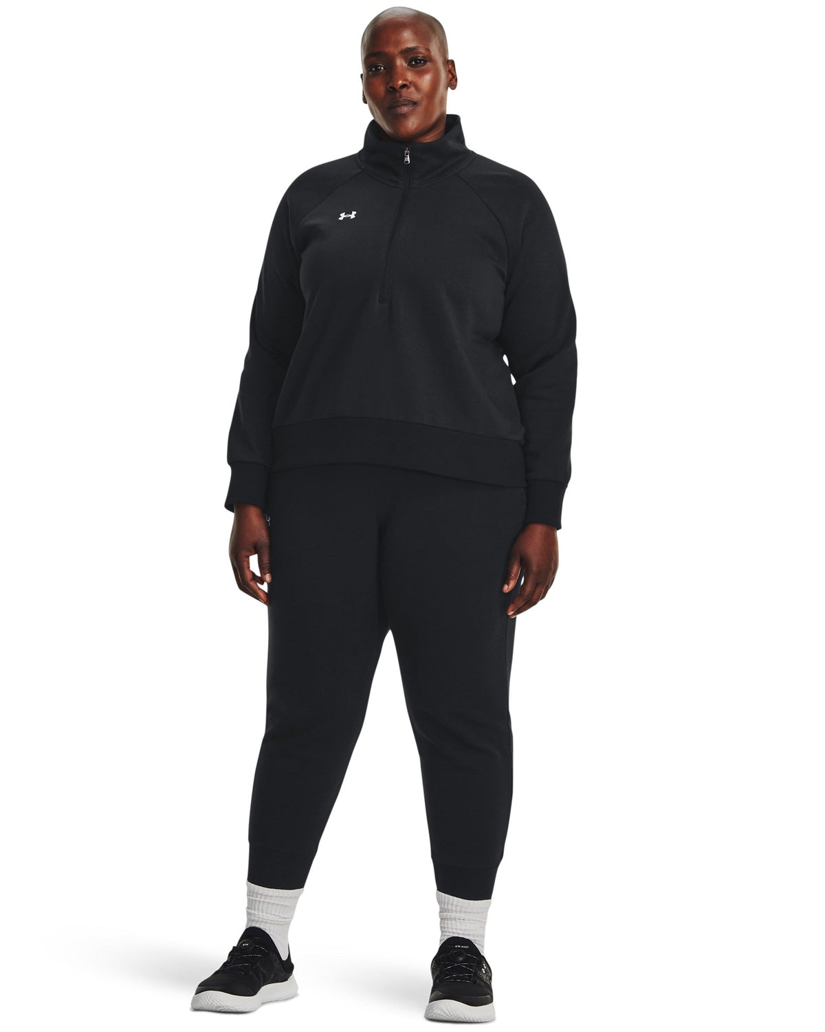UA Rival Fleece Women's ½ Zip - Black