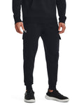 UA Rival Fleece Men's Cargo Joggers - Black