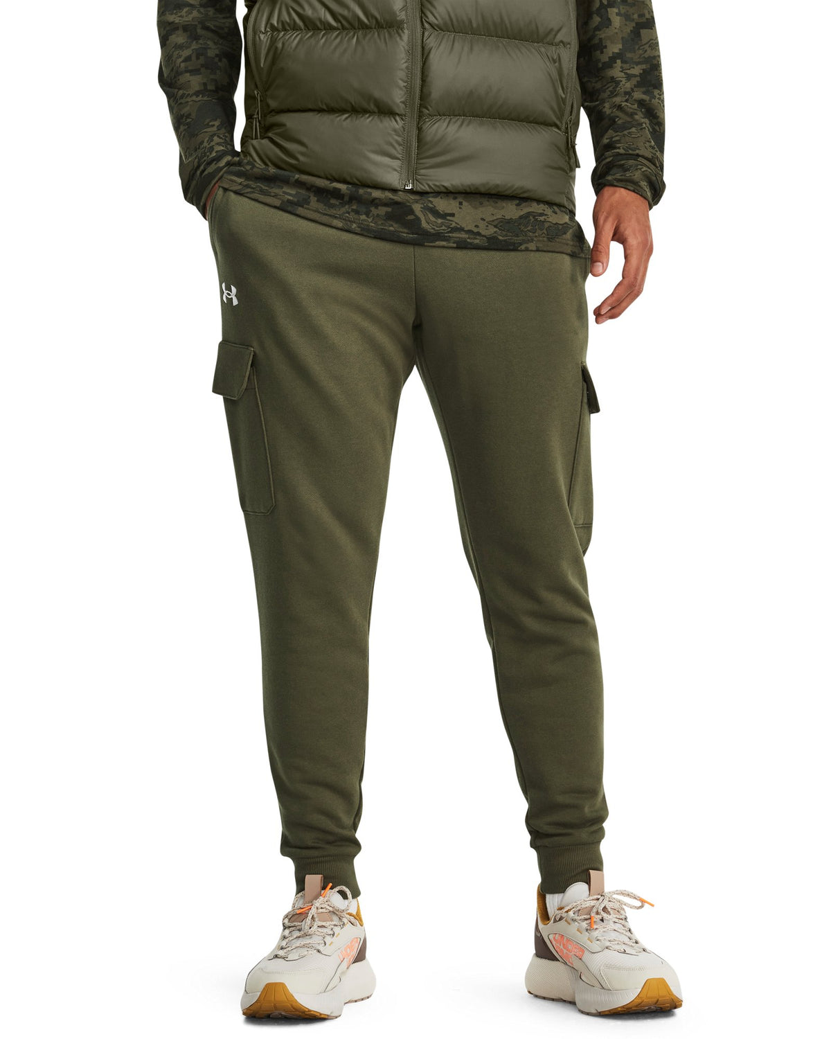 UA Rival Fleece Men's Cargo Joggers - Green