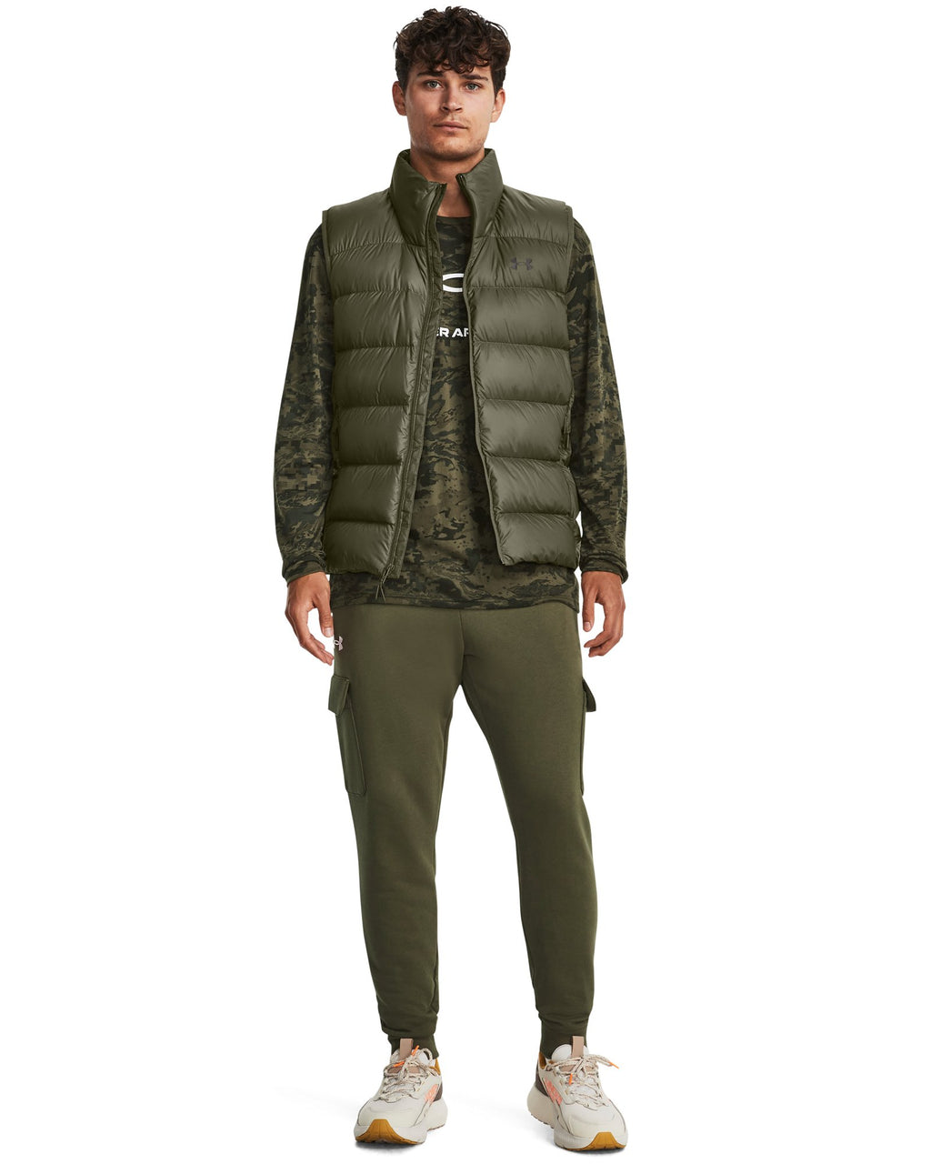 UA Rival Fleece Men's Cargo Joggers - Black