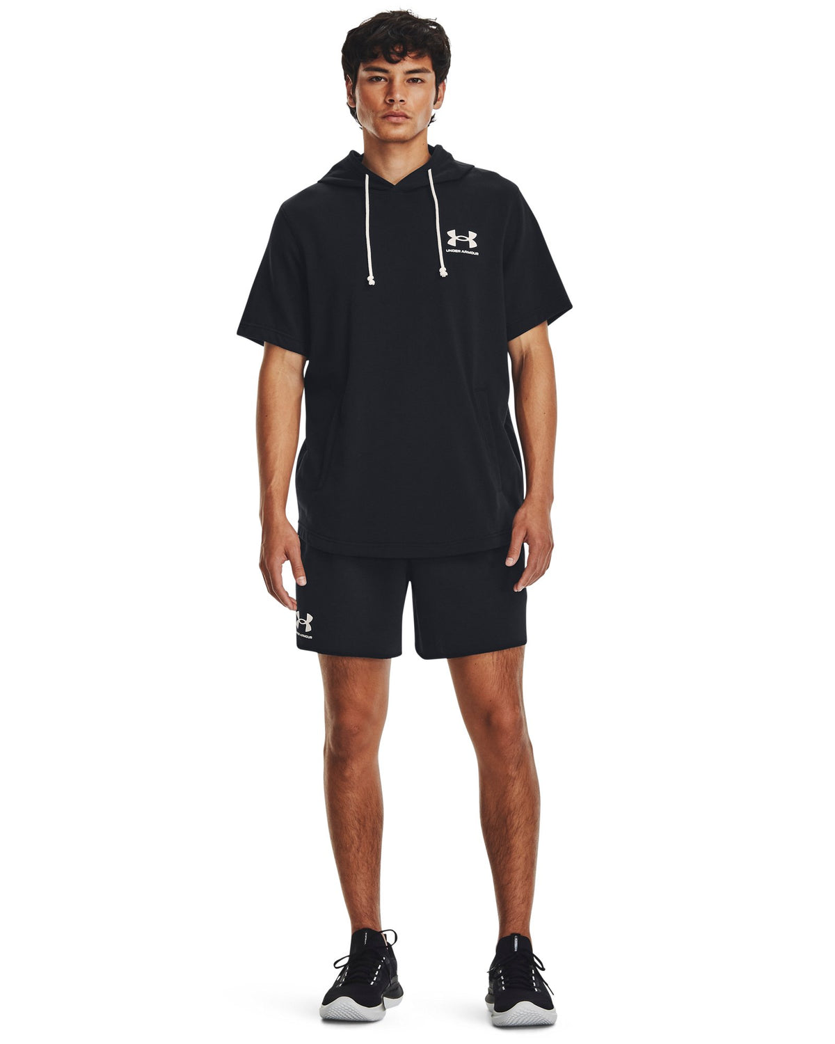 UA Rival Terry Men's 6" Shorts - Black