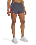 UA Fly-By Women's 3" Shorts - Gray