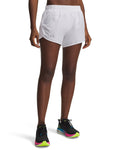 UA Fly-By Women's 3" Shorts - White