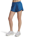 UA Fly-By Women's 3" Shorts - Blue