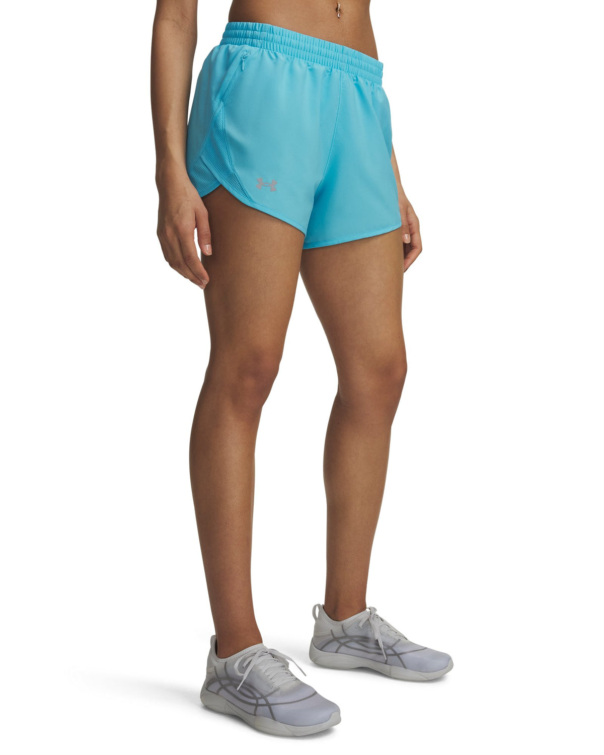 UA Fly-By Women's 3" Shorts - Blue