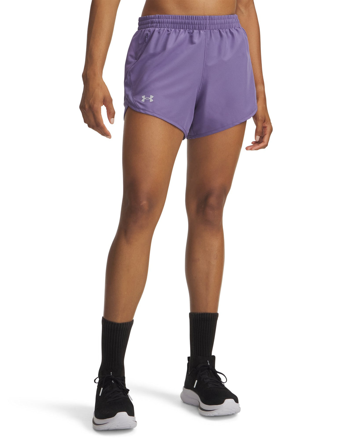 UA Fly-By Women's 3" Shorts - Purple