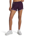 UA Fly-By Women's 3" Shorts - Purple