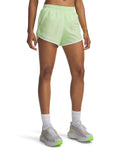 UA Fly-By Women's 3" Shorts - Green