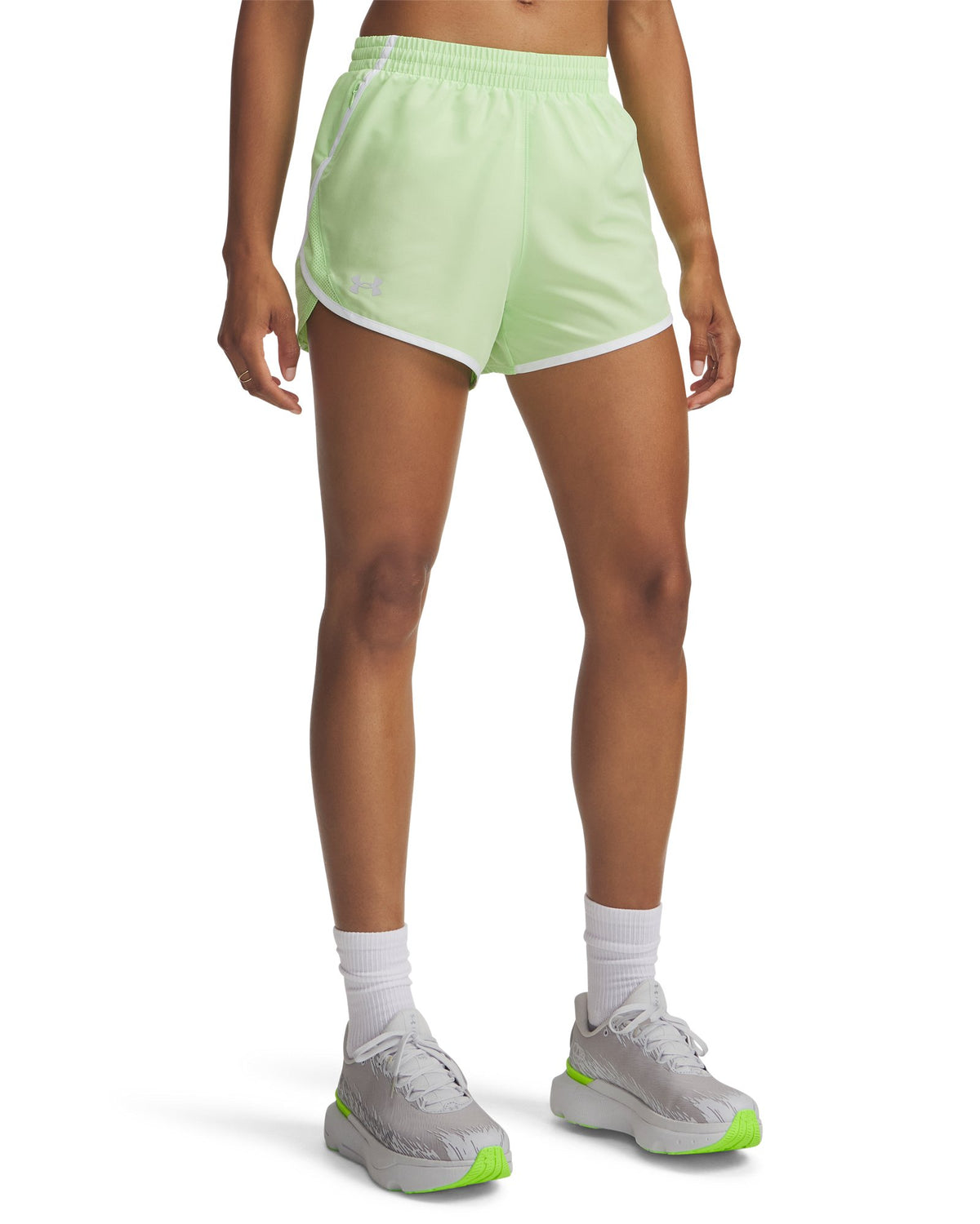 UA Fly-By Women's 3" Shorts - Green