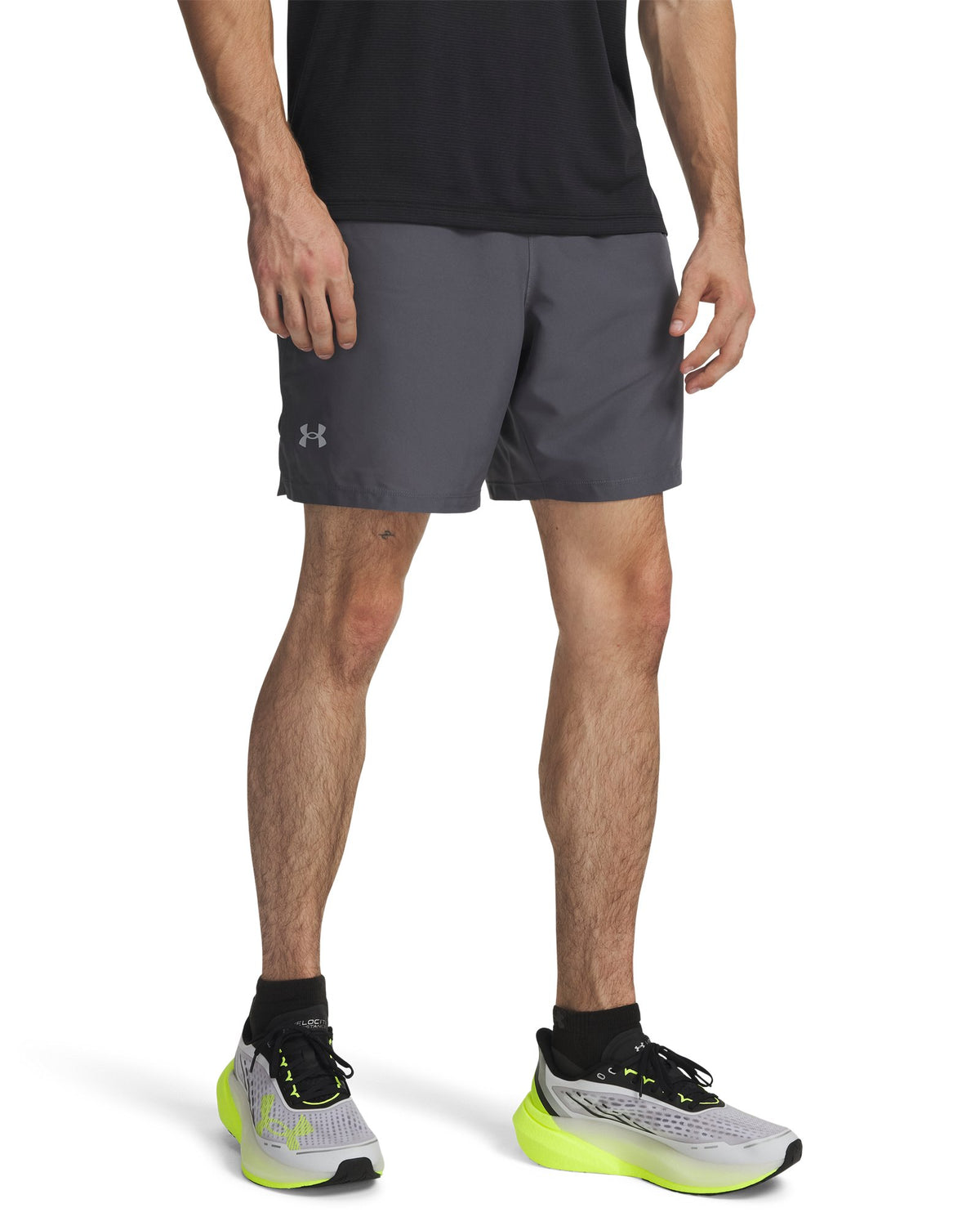 UA Launch Men's 7" Shorts - Gray