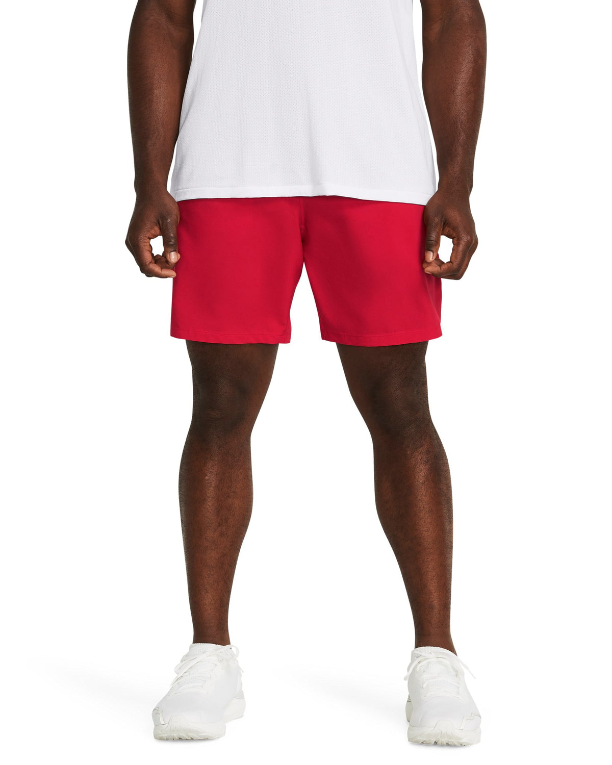 UA Launch Unlined Men's 7" Shorts - Red