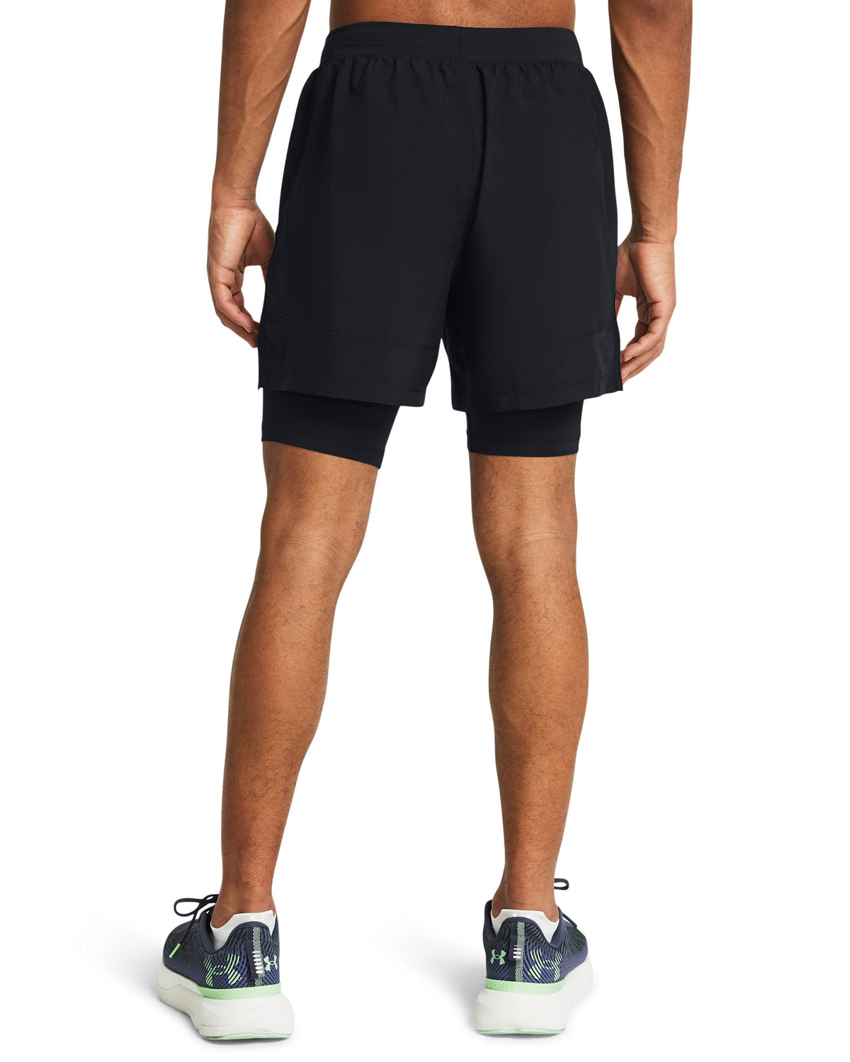 UA Launch Men's 2-in-1 5" Shorts - Black