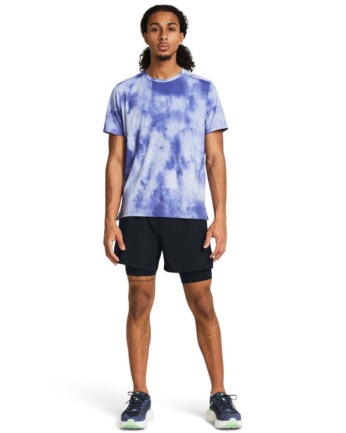 UA Launch Men's 2-in-1 5" Shorts - Black