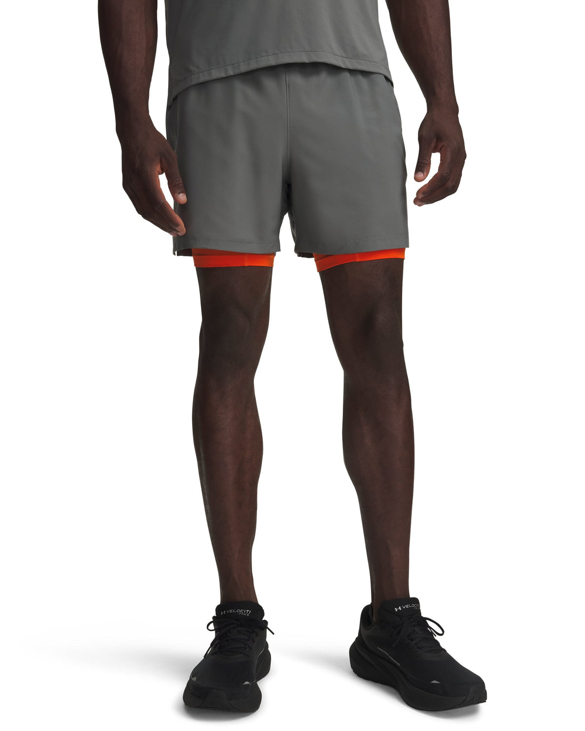 UA Launch Men's 2-in-1 5" Shorts - Green