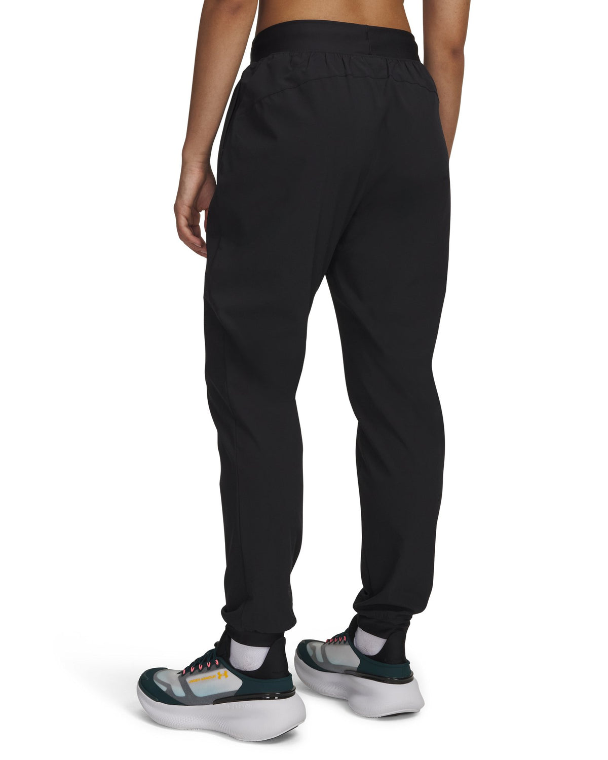 UA Rival Women's High-Rise Woven Pants - Black