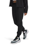 UA Rival Women's High-Rise Woven Pants - Black