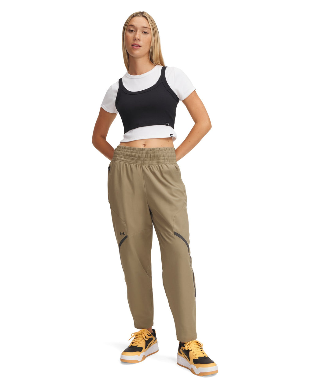 UA Unstoppable Women's Ankle Pants - Brown