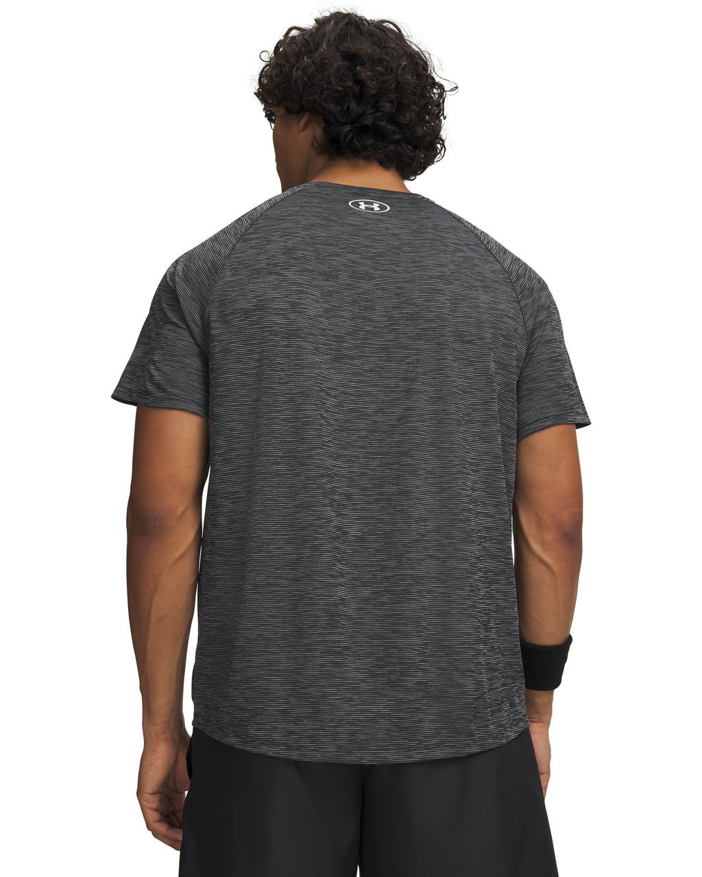 UA Tech™ Textured Men's Short Sleeve - Black