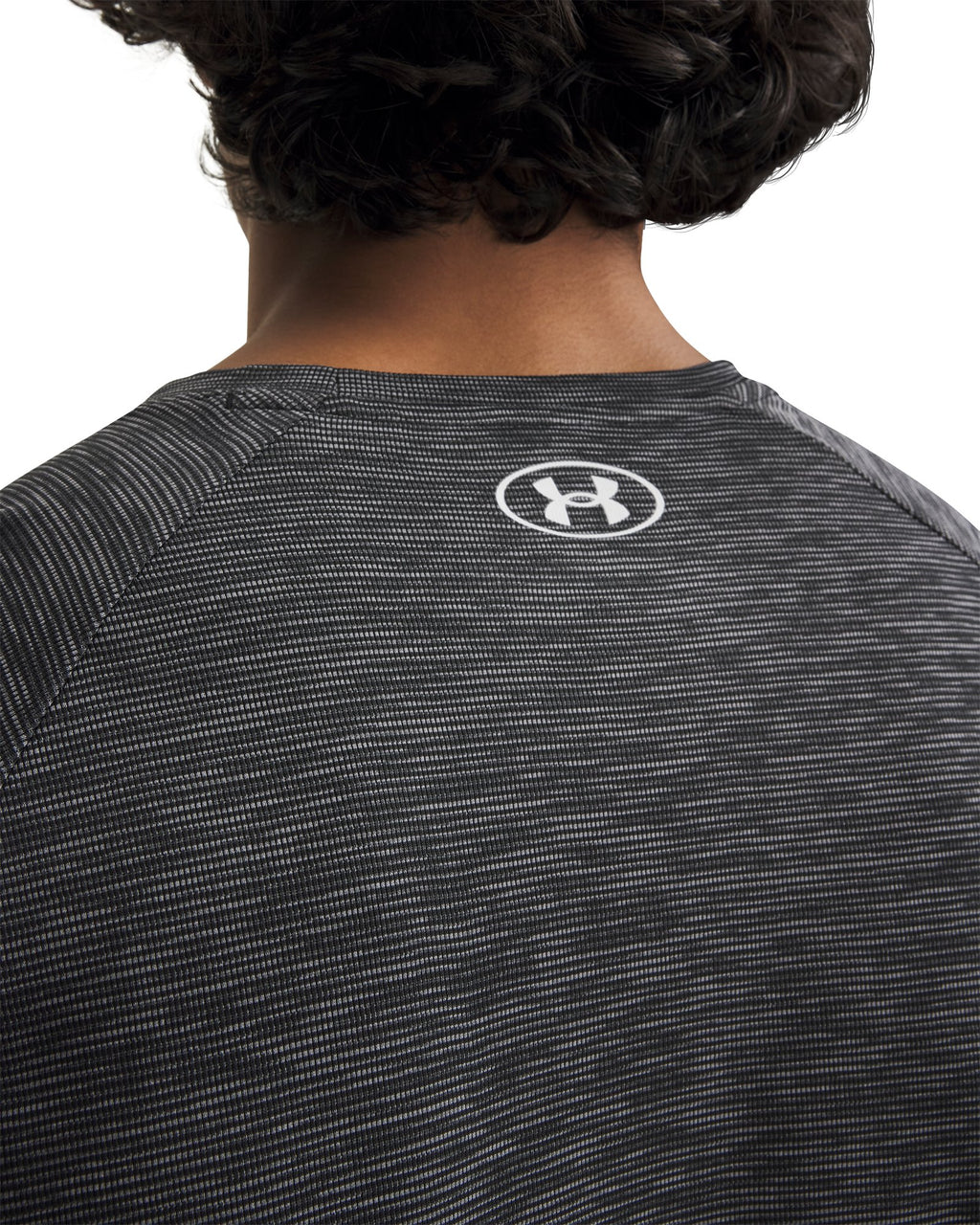 UA Tech™ Textured Men's Short Sleeve - Black