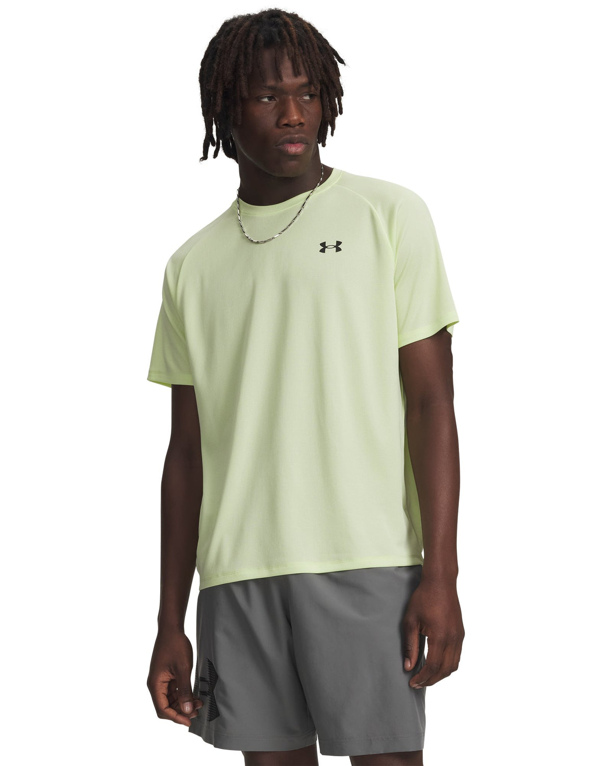 UA Tech™ Textured Men's Short Sleeve - Green