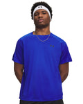 UA Tech™ Textured Men's Short Sleeve - Blue