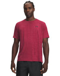 UA Tech™ Textured Men's Short Sleeve - Red