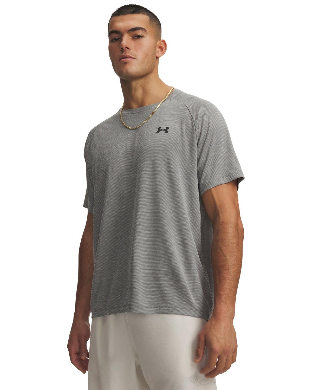 UA Tech™ Textured Men's Short Sleeve - Green
