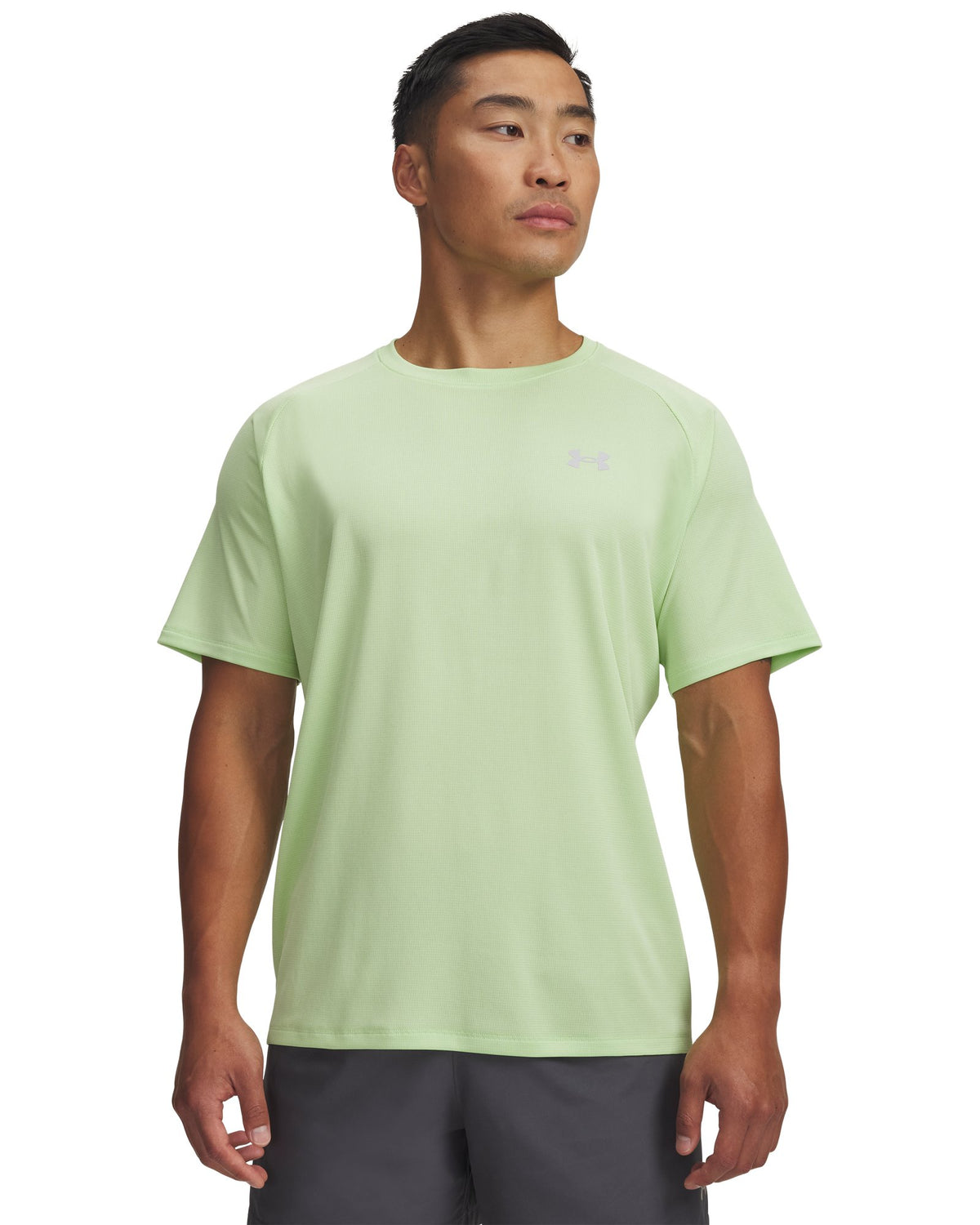 UA Tech™ Textured Men's Short Sleeve - Green