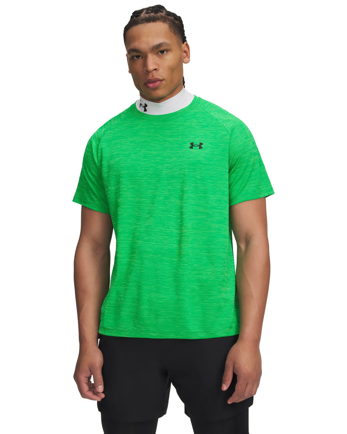 UA Tech™ Textured Men's Short Sleeve - Green