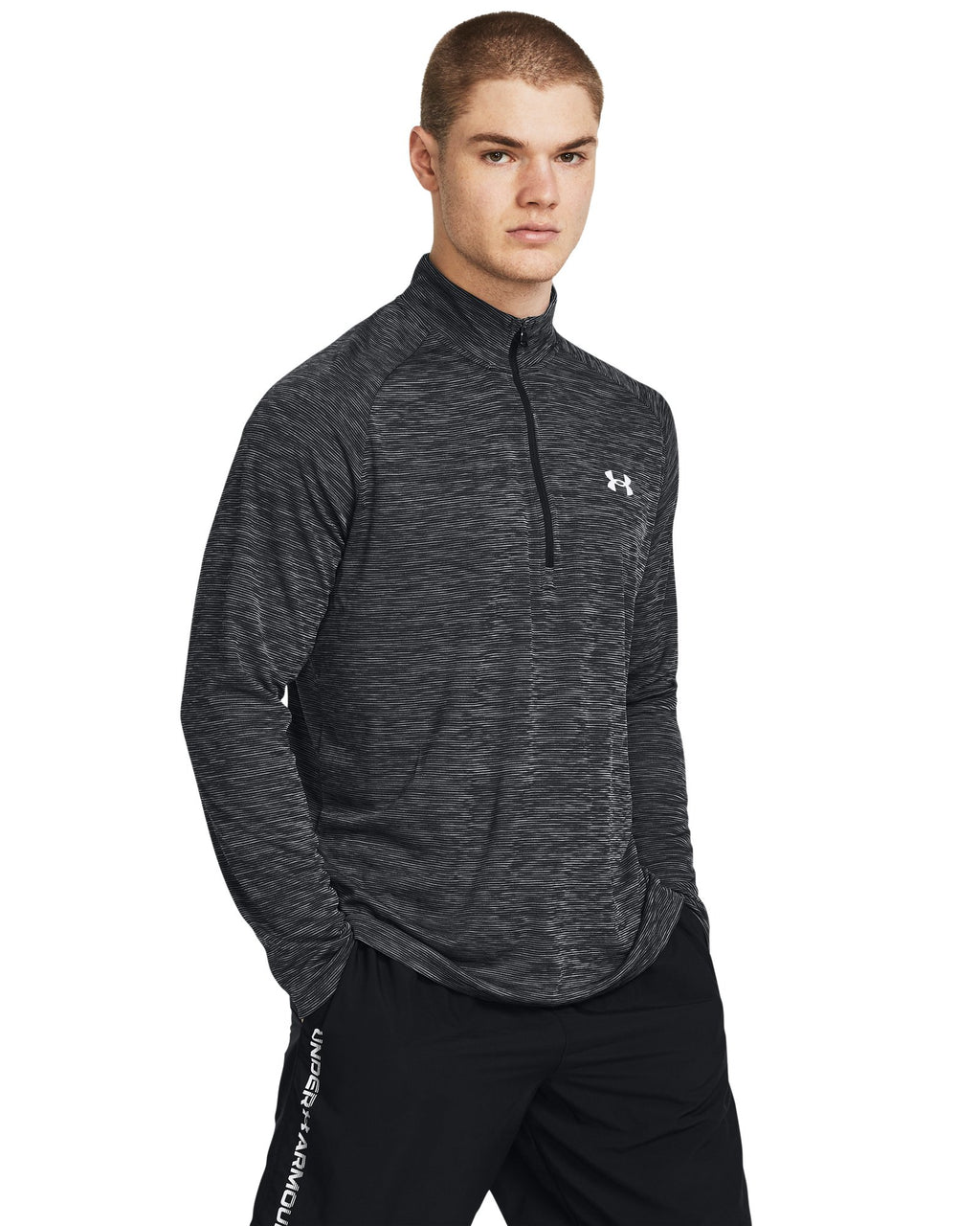 UA Tech™ Textured Men's ½ Zip - Blue