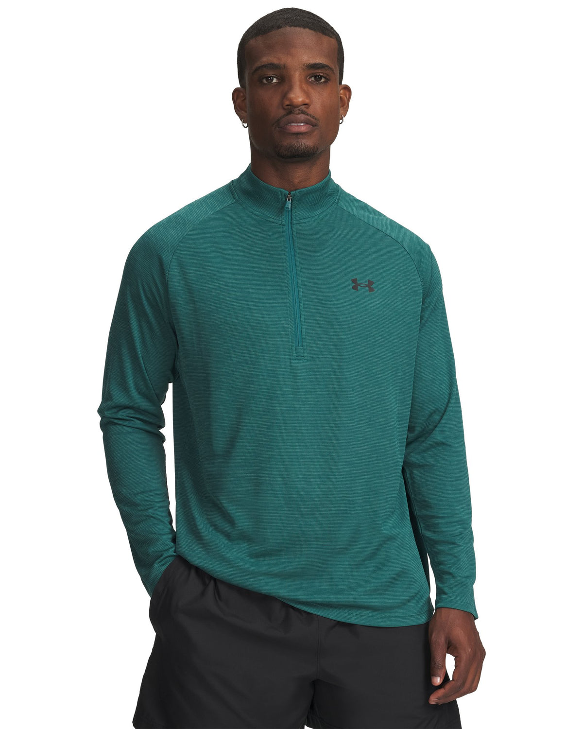 UA Tech™ Textured Men's ½ Zip - Green