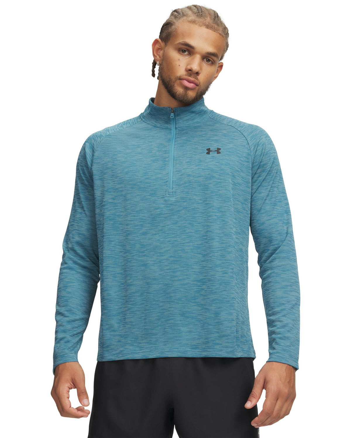 UA Tech™ Textured Men's ½ Zip - Blue