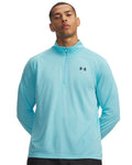UA Tech™ Textured Men's ½ Zip - Blue