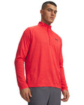 UA Tech™ Textured Men's ½ Zip - Red