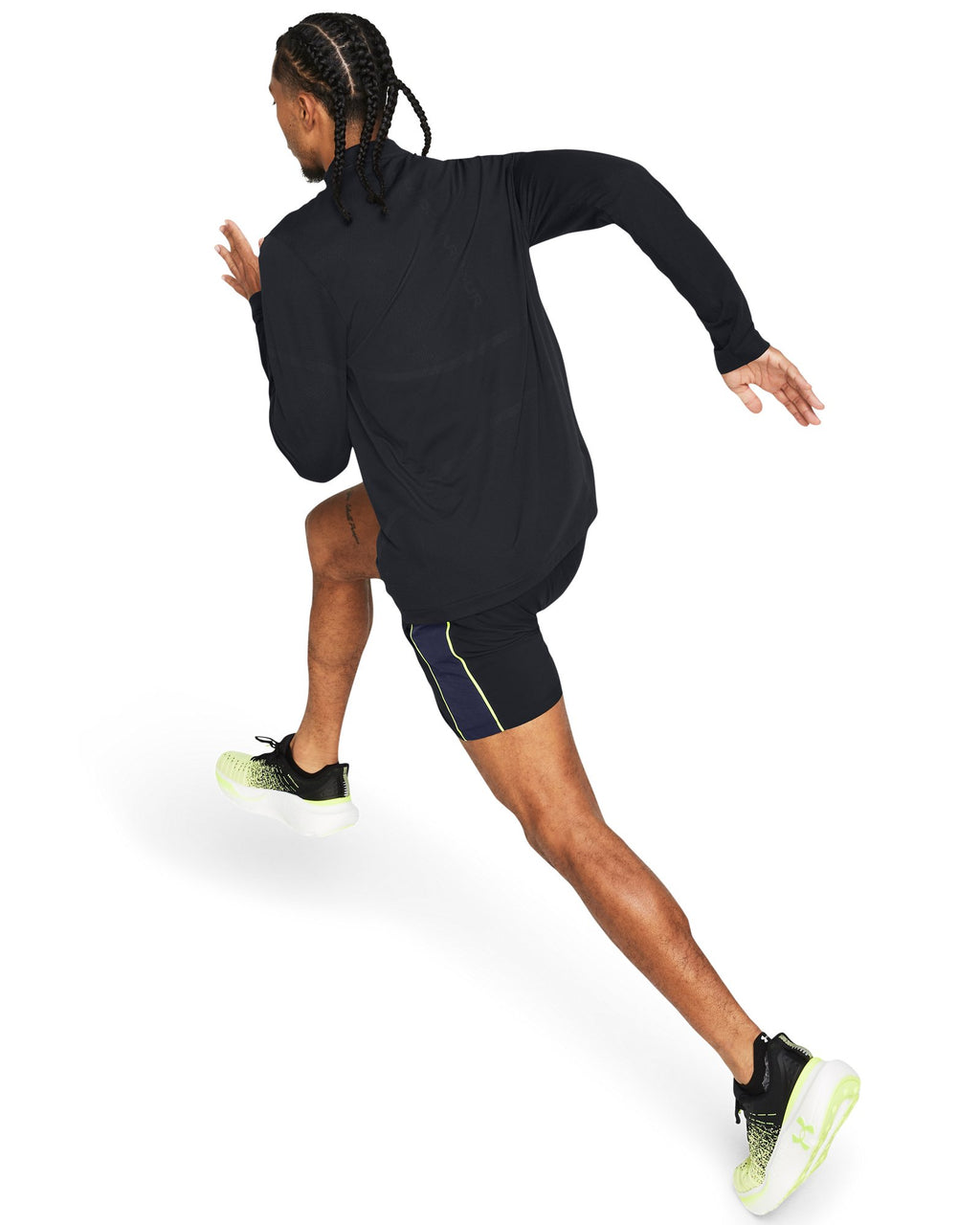 UA Vanish Elite Seamless Men's ¼ Zip - Black