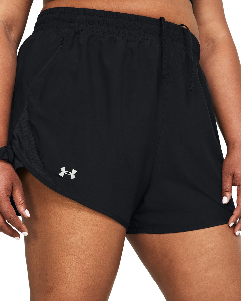 UA Fly-By Women's 3" Shorts - Black