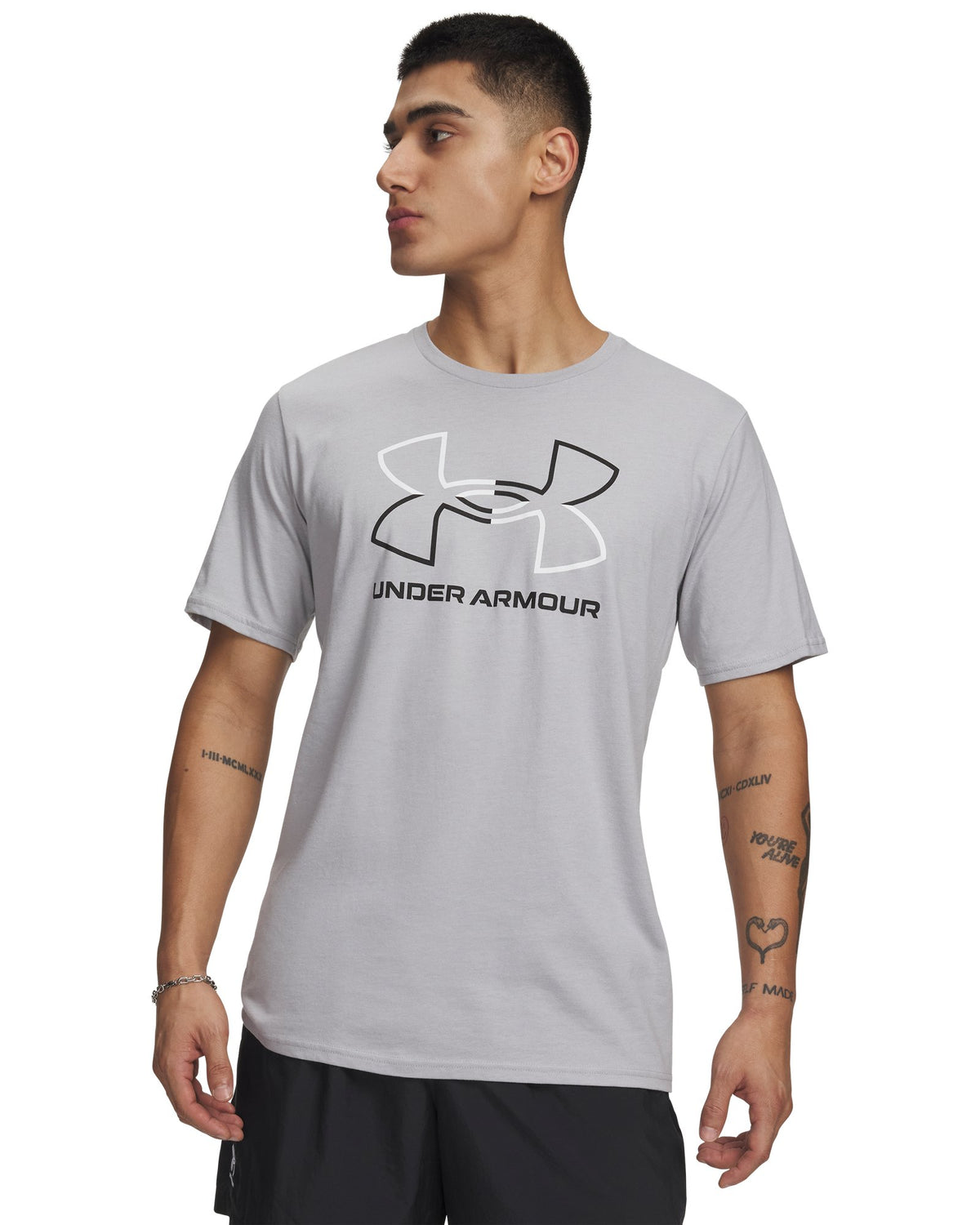 UA Foundation Men's Short Sleeve - Gray