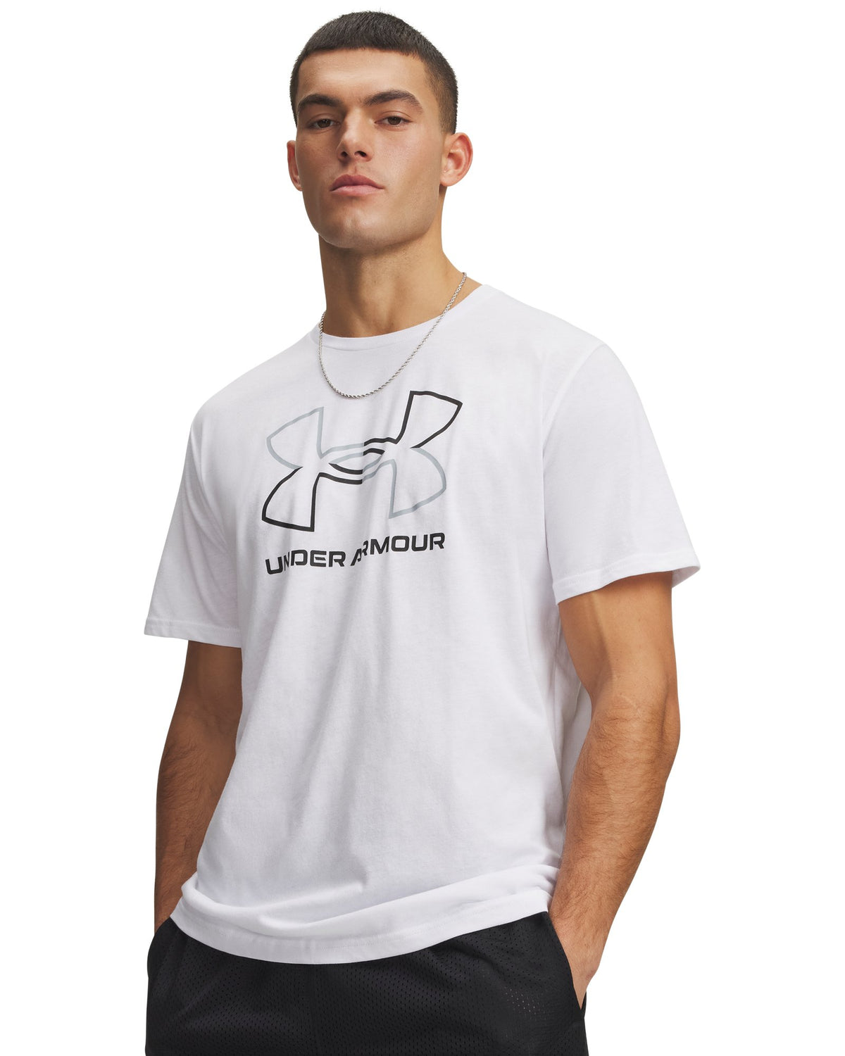 UA Foundation Men's Short Sleeve - White