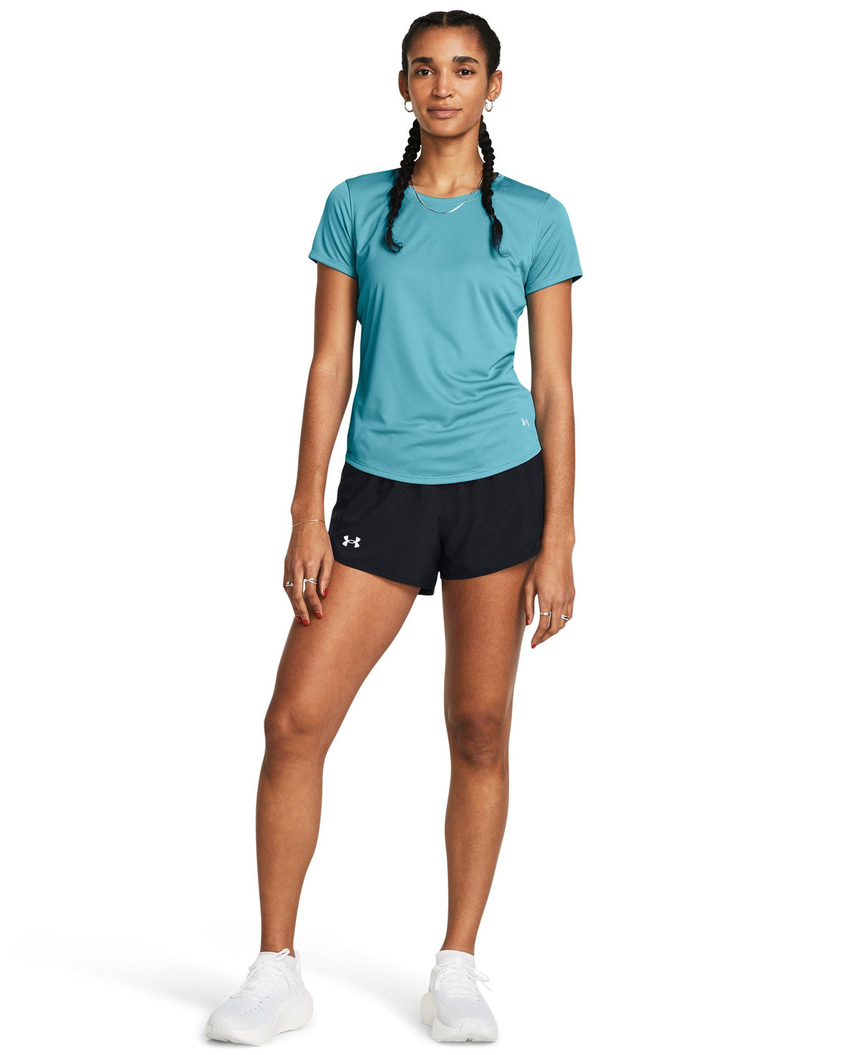 UA Fly-By Unlined Women's 3" Shorts - Black