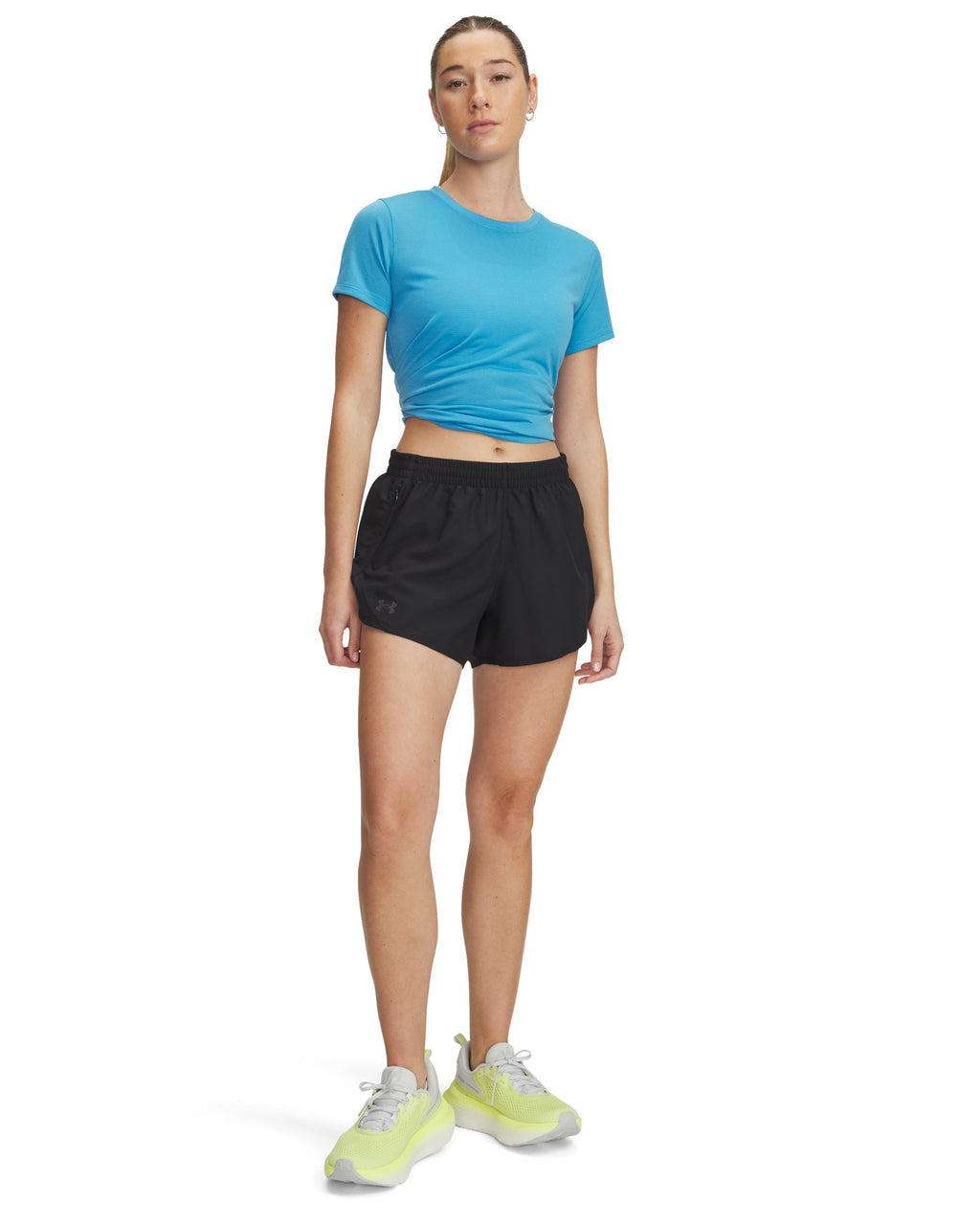 UA Fly-By Women's 3.5" Shorts - Black